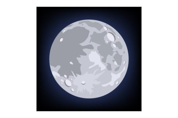 Download Full Moon Vector Illustration - Illustration Collection