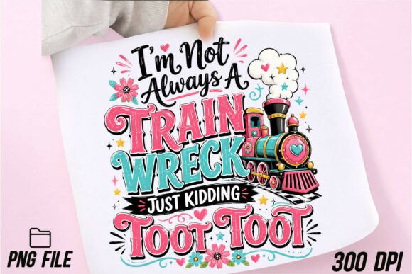 Download Funny Retro Train Graphic PNG - Fun Collection