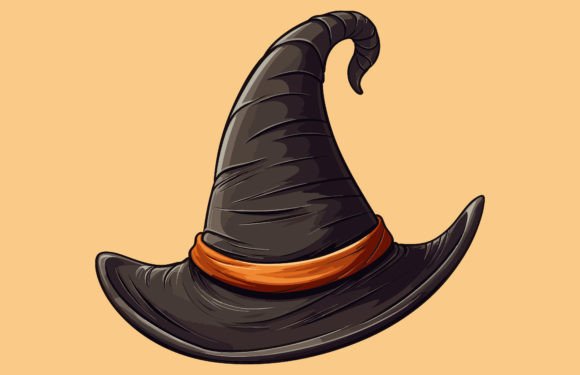 Download Halloween Witch Hat Vector Illustration - Illustration Collection