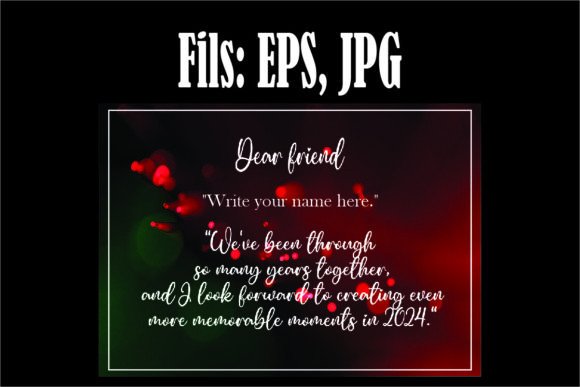 Download Customizable New Year's Greeting Card - Customizable Collection